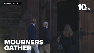 Mourners gather for funeral of Middletown couple killed in plane crash