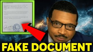 BUSTED! Dr Rashad Richey Caught Red Handed FORGING DOCUMENTS For FAKE DEGREE In DELETED Video!