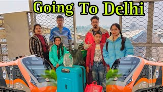 জীবনে প্রথম ট্রেনে চাপা🥰Chittaranjan To Delhi Train Full Journey🚃Family Travel Vlog🧳