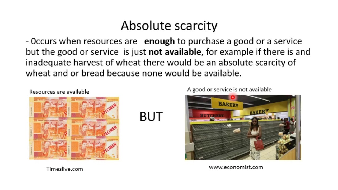 Scarcity Examples