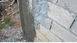 How to Rough Cast and Straighten a Bend Wall