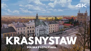 KRASNYSTAW city square from a 4K drone | Poland from a bird's eye view | drone footage