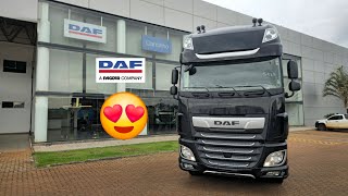 DAF XF 530 6X2 2024 PRETO BRILHANTE NA SUPER SPACE CAB COM RODAS EM ALUMÍNIO