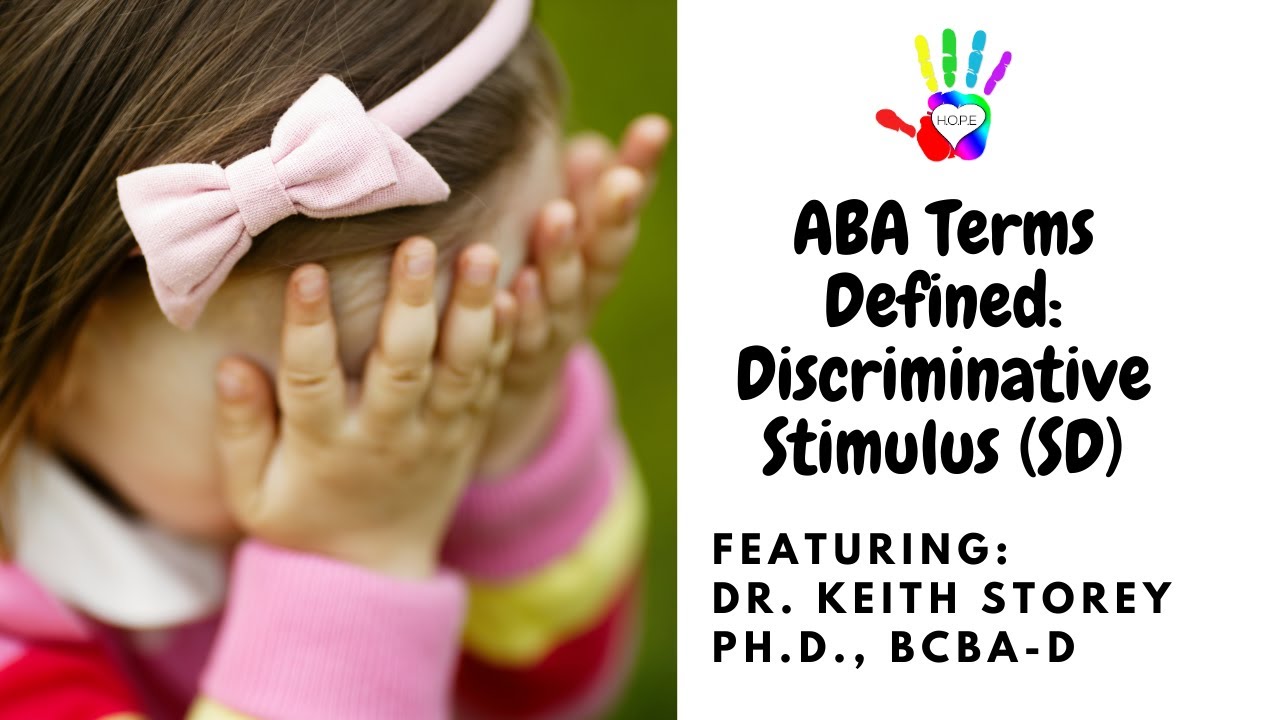 ABA Terms Defined: Discriminative Stimulus SD - YouTube