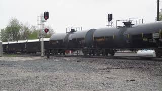 Railfanning Wellsboro Junction Union Mills, Indiana 5/1/2023 - Canadian National Powered Freight