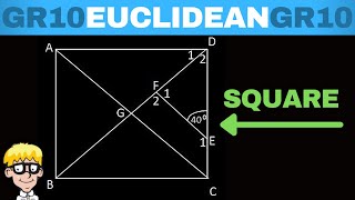 Euclidean Geometry Grade 10: Square Practice
