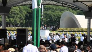 被曝70年　広島平和記念式典2015/8/6 70th Hiroshima