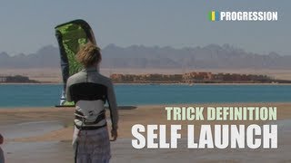 Example Of Self Launching A Kite - Kitesurfing Technique Definition