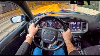 Dodge Charger Daytona (6.4 HEMI V8 492 hp) | POV Test Drive #2273 Joe Black