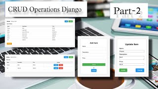 user registration Part-2 | Django Complete CRUD operations | create, read, update, delete | Python