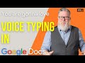 How to Type in Google Docs With Your Voice