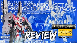 NOW GIVE US THE A-PACKS! | P-Bandai MG Narrative Gundam Ver. Ka B-packs Expansion Set REVIEW