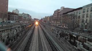 Metro-North Throwback: Connecticut Bound Train (M8) Passes Through 187th Street Overpass