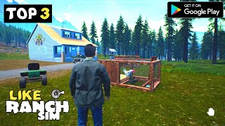 Top 3 Games Like Ranch Simulator For Android | Ranch Simulator Like Game For Android | Upto Gamer