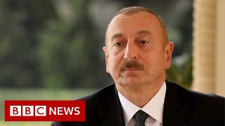 Nagorno-Karabakh: President Ilham Aliyev speaks to the BBC - BBC News