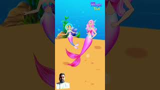 Orphaned child was adopted by mermaids👩‍👧Moral Lesson #shorts​ #viral​ #fairytales​ #fish #short