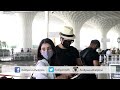 rohit roy u0026 his family spotted at airport departure