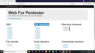 Web For Pentester | PentesterLab SQL Injections: Example 3