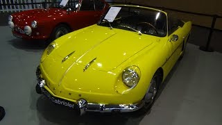 1958 - 1965 Alpine A108 Cabriolet - Exterior and Interior - Salon Automobile Lyon 2019