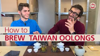 How to brew Taiwan Oolong tea: comparing two perspectives