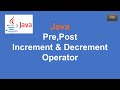 10.Java Tutorial:Java Pre Post Increment and Decrement Operators|Zest Prime