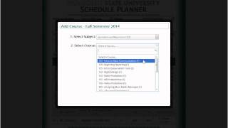 HSU Student Center Schedule Planner Tutorial