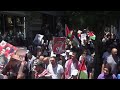 Hundreds march in Ramallah to show solidarity with Palestinian prisoners in Israeli jails