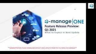 Feature Release Preview: Q1 2021