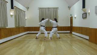 Sanbon Kumite Jodan