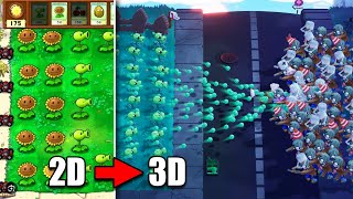 I Reimagined Plants vs Zombies In 3D!