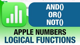 AND(), OR(), and NOT() Functions explained for Apple Numbers!