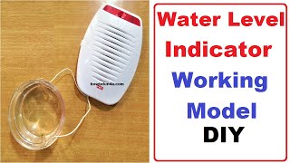 water overflow alarm indicator working project | science exhibition | diy | water level indicator
