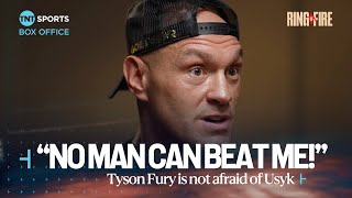 😤 "WHY SHOULD I BE AFRAID?" | Tyson Fury believes Usyk cannot BEAT him | #RingOfFire 🇸🇦🔥