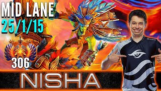 Liquid.Nisha  [ Batrider ]  Mid Lane Pro Gameplay  [ Patch 7.32d ]  Dota 2 Full Game