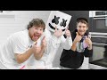 Spicy Hot Wing Challenge! ft. Nick Colletti and Casey Frey | Cooking with Marshmello