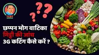 भाग 01: छप्पन भोग वाटिका, मिट्टी की जांच, 3g कटिंग कैसे करें #tarachand #organic #3g_cutting