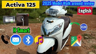 Honda Activa 125 OBD2B 2025 Model Detailed Review|TFT Display|LED_English