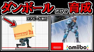 【検証】ダンボールだけで「amiibo育成してみたら」どうなるのか？【スマブラSP】