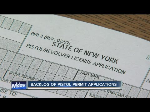 Number of pistol permit applications are overwhelming Niagara County Number of pistol permit applications are overwhelming Niagara County