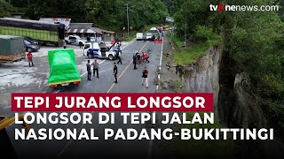 Longsor Ancam Putus Jalan Nasional Padang-Bukittinggi, Rekayasa Lalu Lintas Digelar | OneNews Update