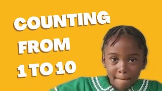 Counting from 1 to 10 with Jahniya @treishaskiddieskorner