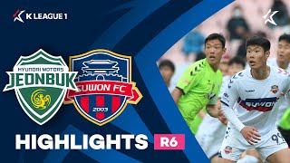 [하나원큐 K리그1] R6 전북 vs 수원FC 하이라이트 | Jeonbuk vs Suwon FC Highlights (21.03.20)