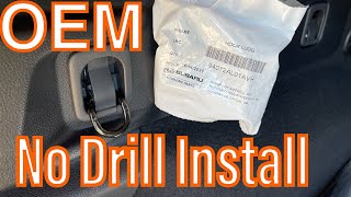 NO DRILL Subaru Outback Cargo Hook Install