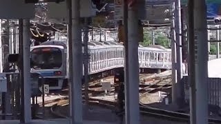 りんかい線70-000形各停新木場行き　大崎駅発車