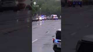 Suspect killed after opening fire on Secret Service checkpoint outside White House #shorts
