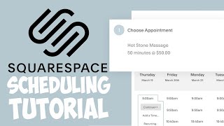 Squarespace Scheduling Tutorial | How to Make Squarespace Appointment Booking Website