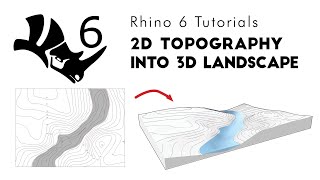 Rhino 6 3D: Turning 2D Topography into 3D Landscape