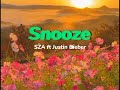 SZA ft. Justin Bieber - Snooze (Acoustic) lyrics