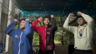 3 boys dancing on mere balka ki maa tne i love you Instagram Trending Meme Template