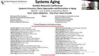 Healthy Aging at Tufts Webinar Series: with Dr. Vadim Gladyshev